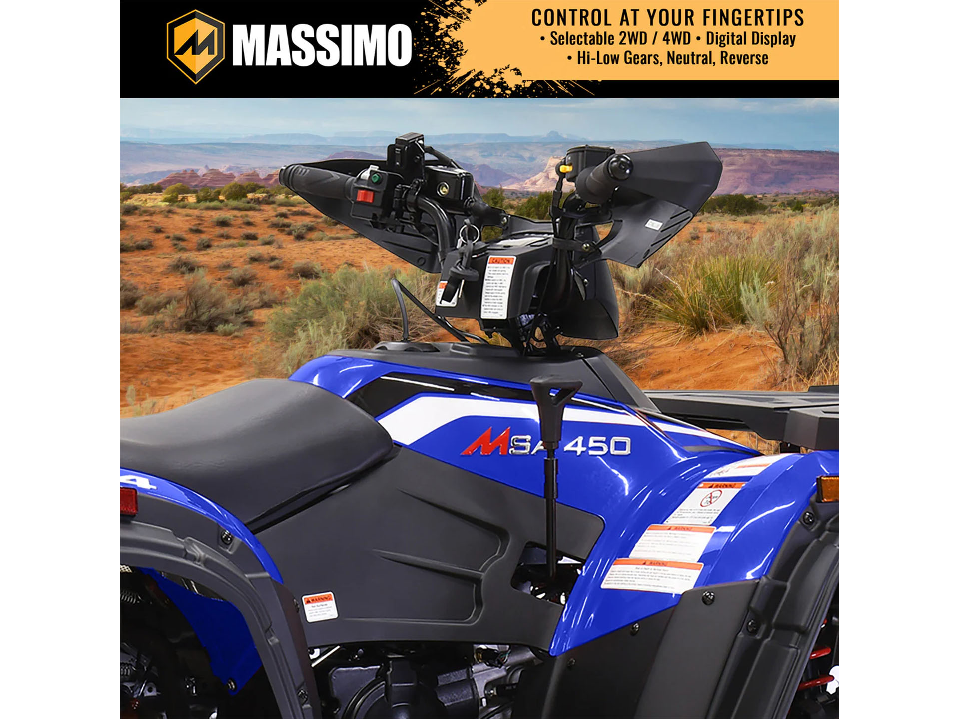 New 2025 Massimo MSA 450F ATVs in Douglas, GA