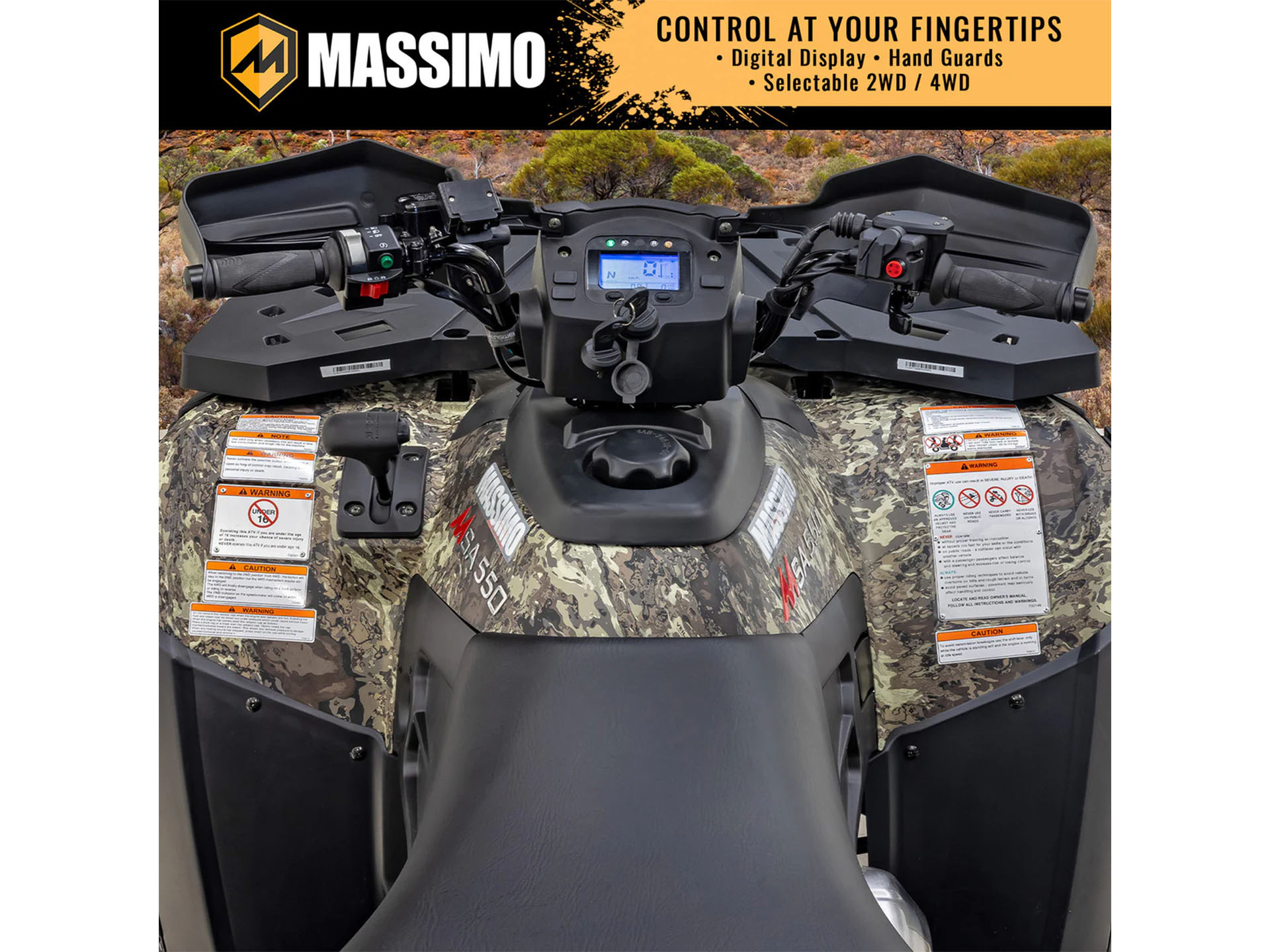 New 2025 Massimo MSA 550 ATVs in Douglas, GA