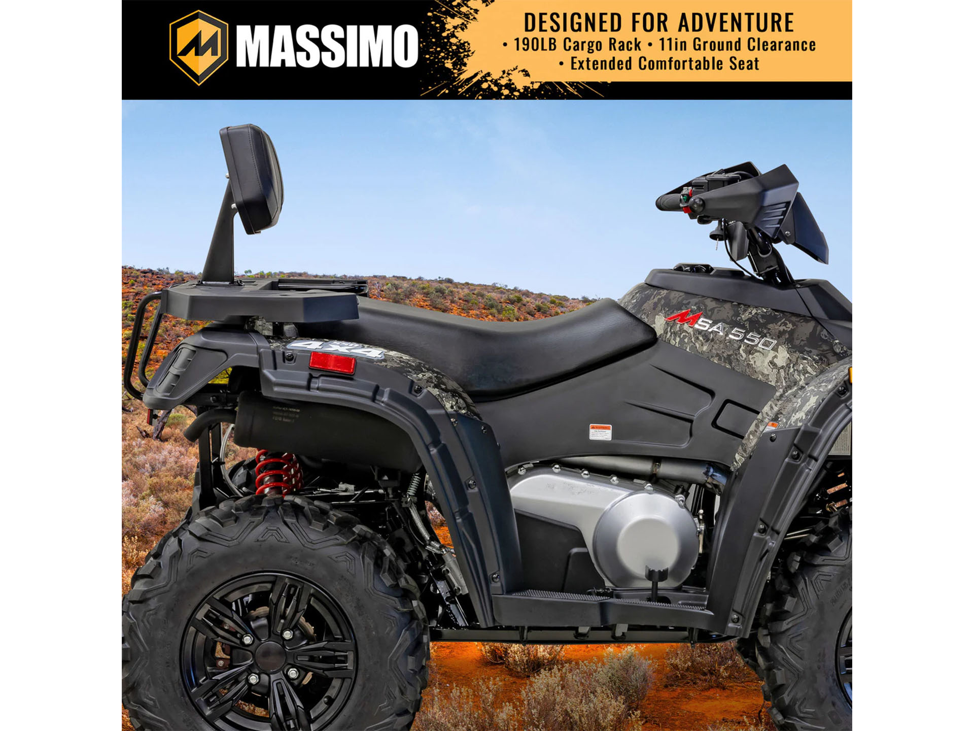 New 2025 Massimo MSA 550 ATVs in Douglas, GA