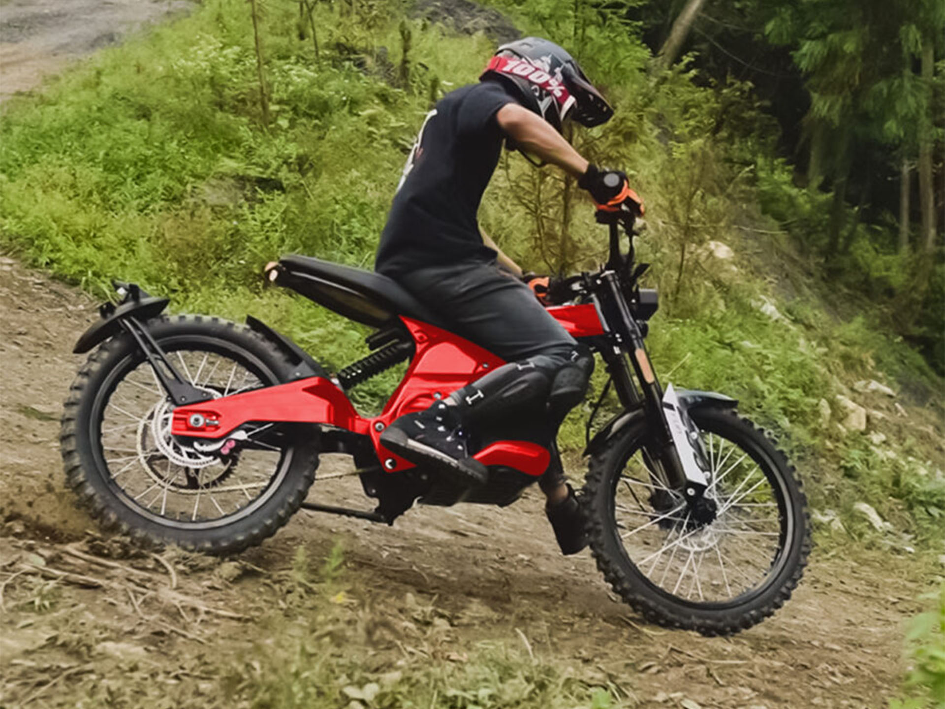 【希少】Pilot  （RED MOON）本革 モーターマン New 2025 Massimo F80 Trail Runner Motorcycles in Douglas, GA