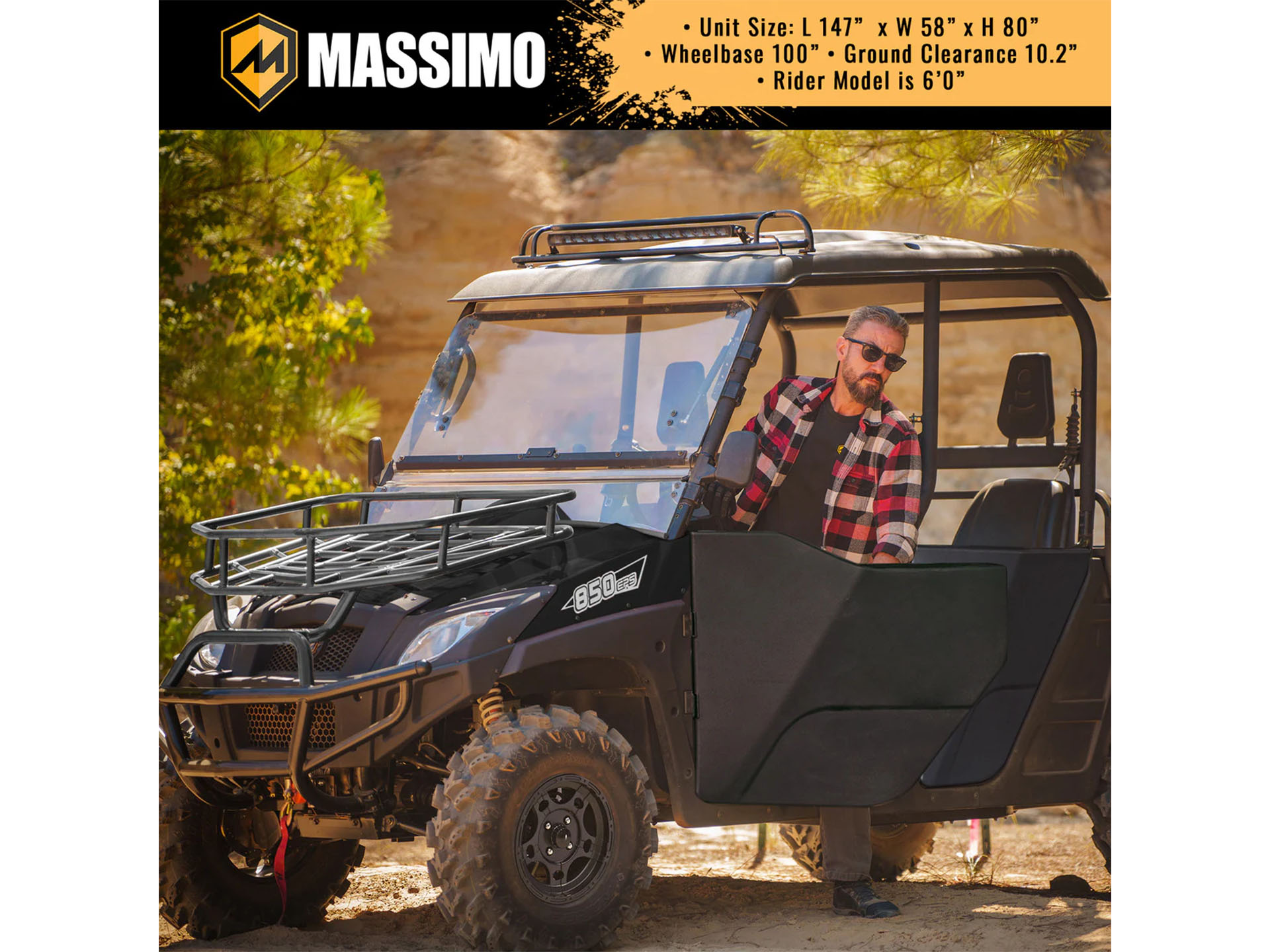 New 2025 Massimo MSU 850-5 | Utility Vehicles in Barrington NH | Black