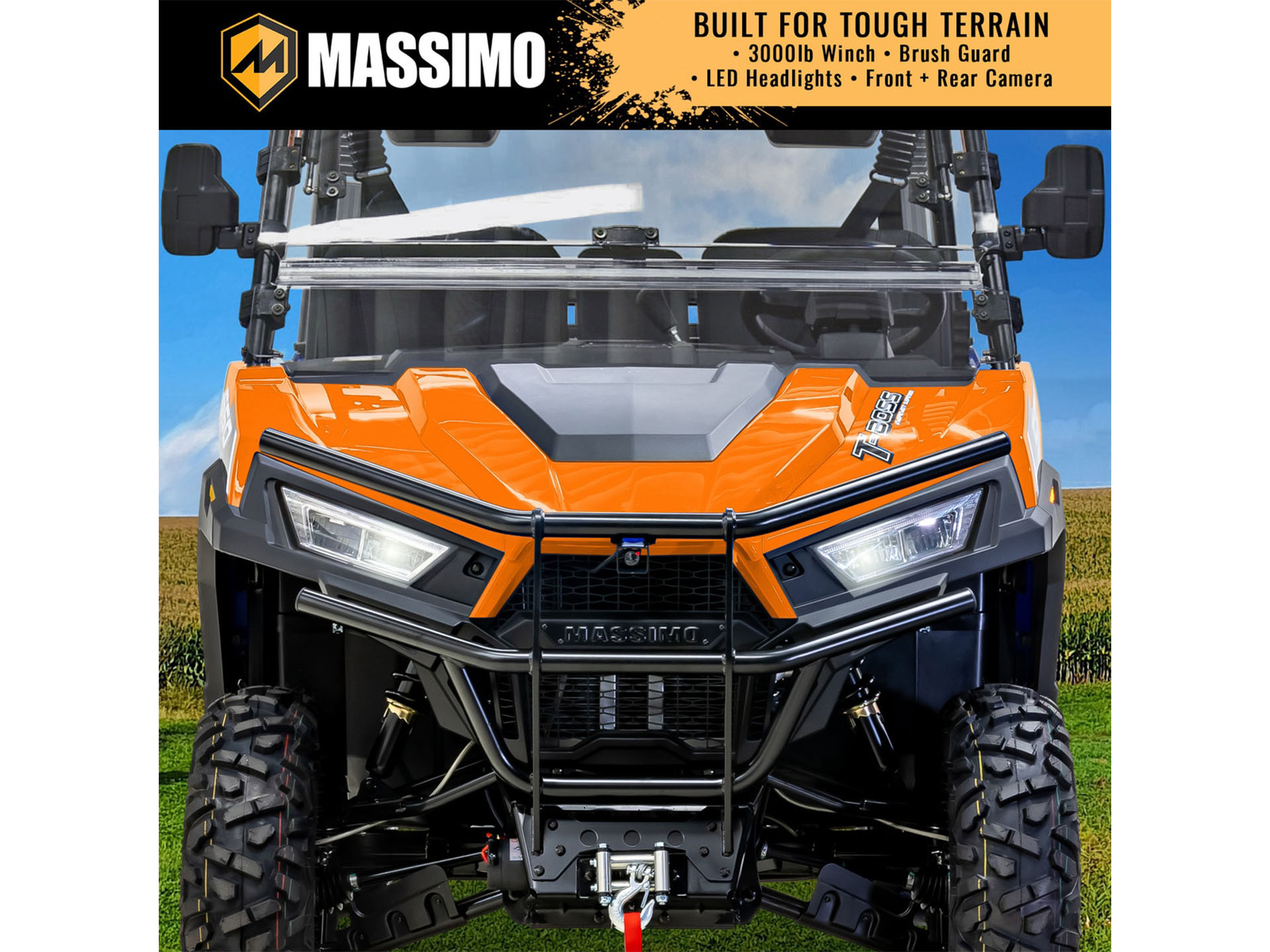New 2025 Massimo T-BOSS 560 | Utility Vehicles in Harrison MI | Orange