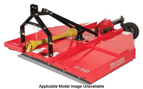 Mahindra Cutter Medium Duty 5 ft. with Slip Clutch, 2 Tail Wheels