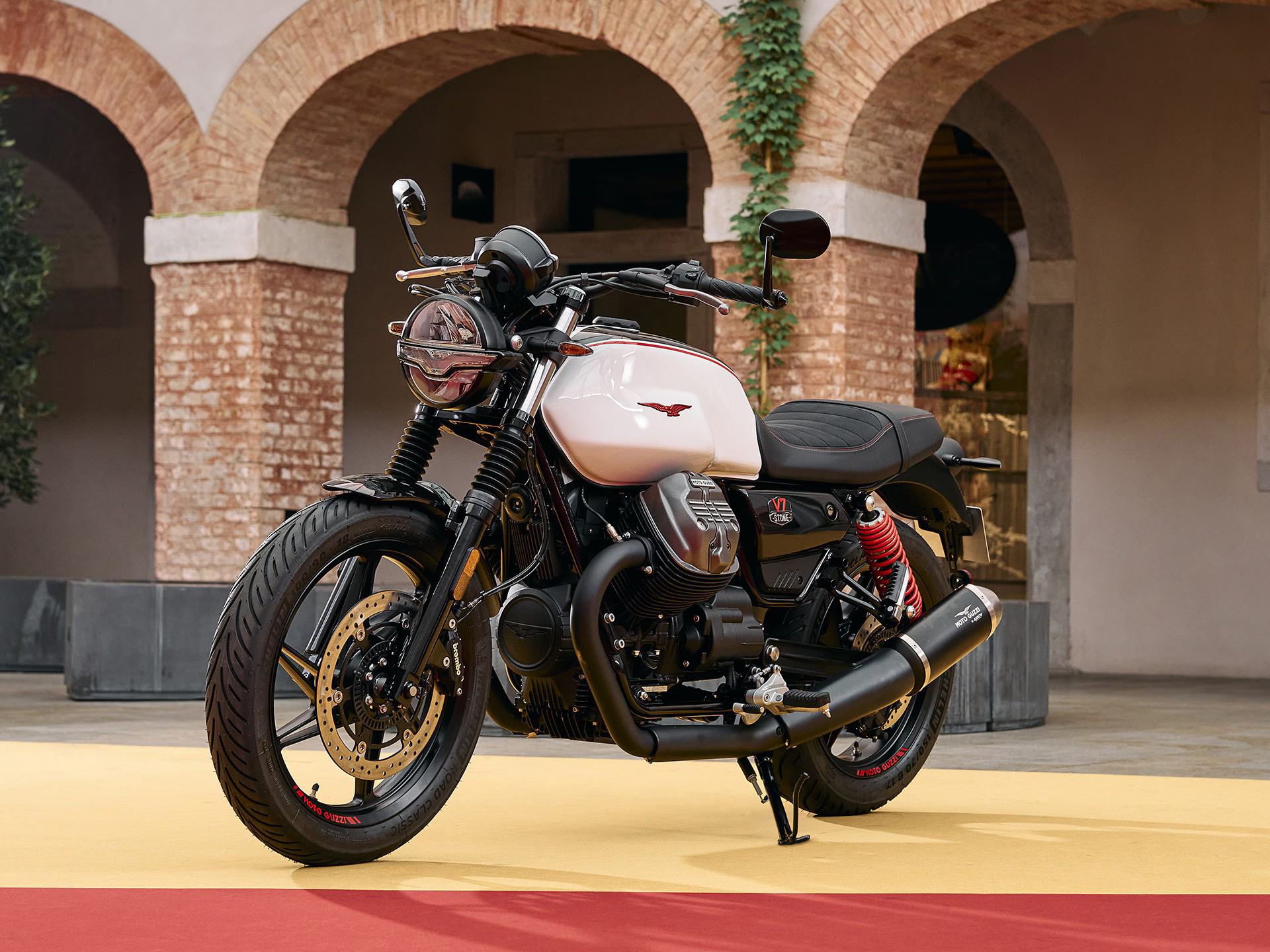 New 2024 Moto Guzzi V7 Stone Ten Specs Photos Price For Sale in Elk Grove CA Ten Livery