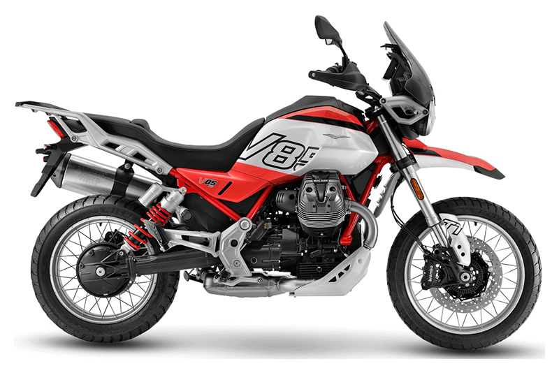 New 2024 Moto Guzzi V85 TT Los Angeles CA Specs Price Photos Rosso Fuji