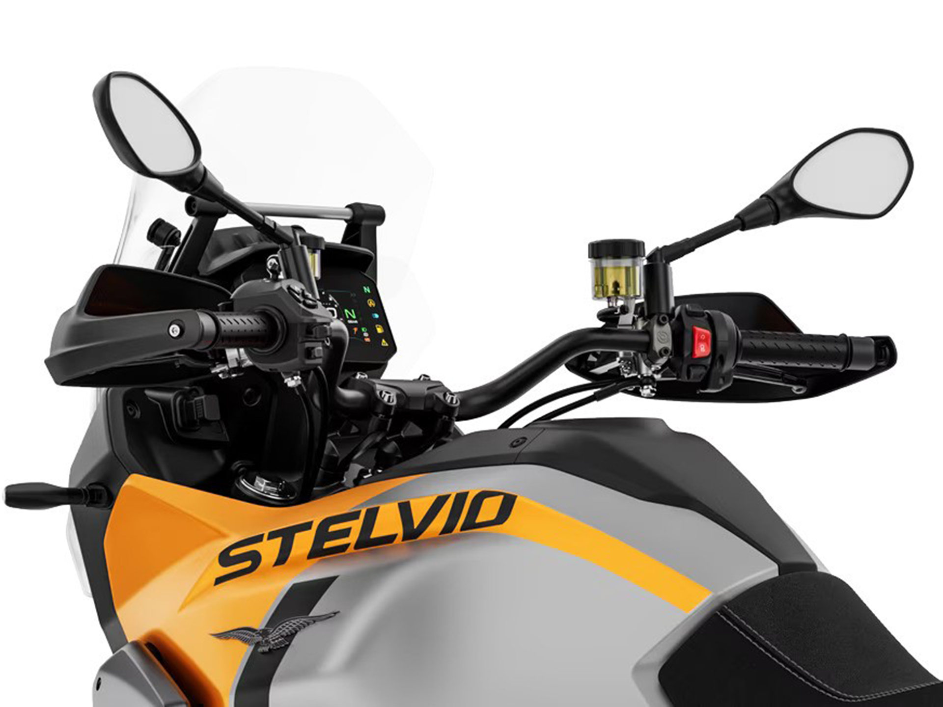 New 2025 Moto Guzzi Stelvio PFF Rider Assistance Solution