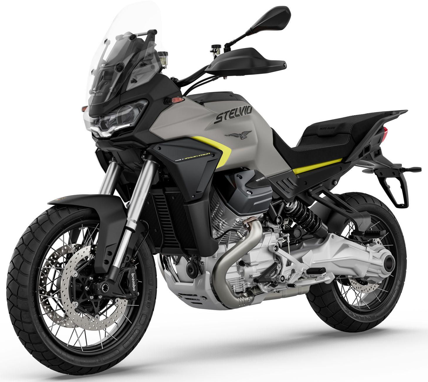 New 2027 Moto Guzzi Stelvio | Motorcycles in Plano TX | Grigio