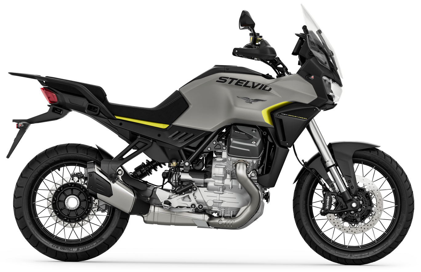 New 2027 Moto Guzzi Stelvio | Motorcycles in Plano TX | Grigio
