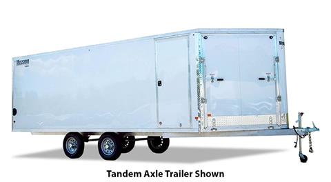 2025 Mission Trailers Enclosed Deckover 6.5-Height Snow Trailers 144 in.