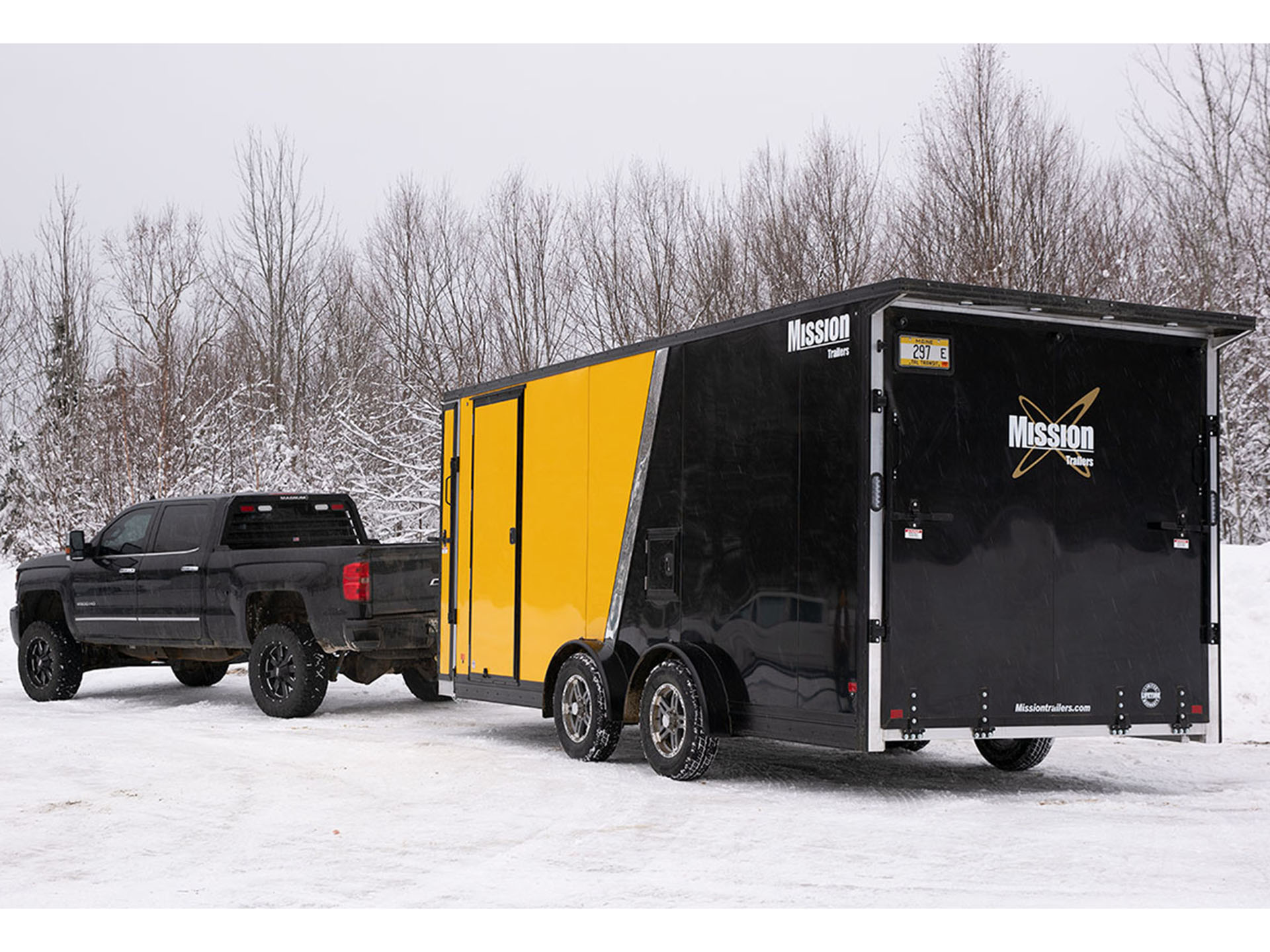 2025 Mission Trailers Enclosed Inline Snow Trailers 7.5 ft. Wide - 14 ft. Long in Gorham, New Hampshire - Photo 9