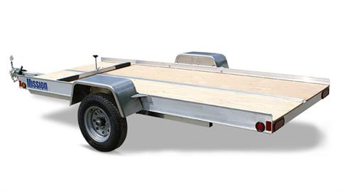 2025 Mission Trailers Open Tilting Single Place Snow Trailers 132 in.