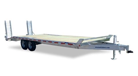 2025 Mission Trailers Open Low Profile Beavertail Wood Deckover Trailers in Gorham, New Hampshire