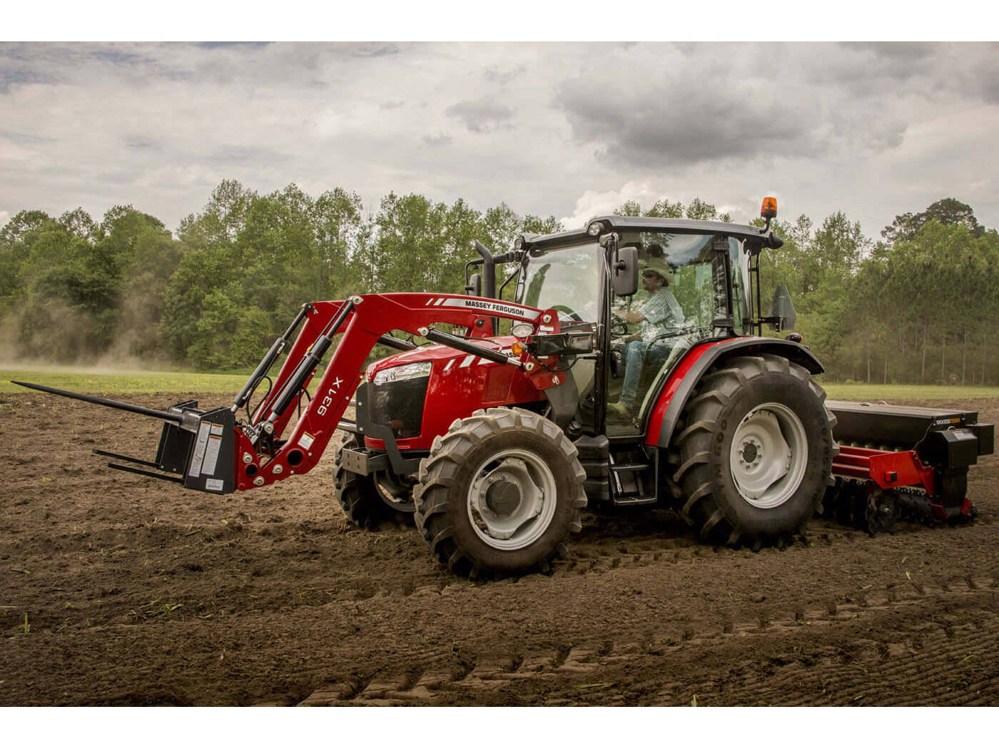 MASSEY FERGUSON ツナギ LLサイズ グレー/レッド Massey Ferguson Genuine AGCO OEM Tractor Parts - Massey