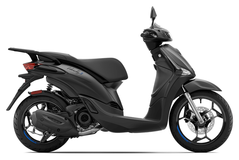 New 2026 Piaggio Liberty 50 S Scooters In Plano TX Nero Meteora