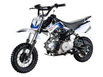 New 2015 Pitster Pro XJR SS 70 Auto Motorcycles in Portland OR White