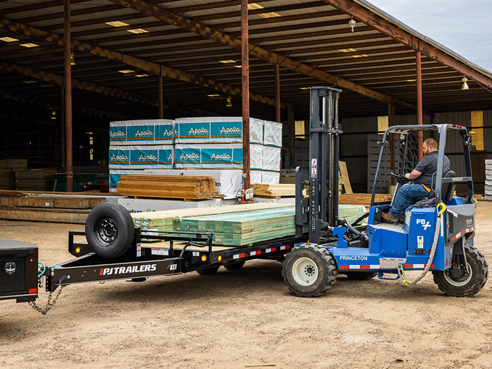 2024 PJ Trailers 8 in. I-Beam Deckover Trailers (F8) 16 ft. in Grand Rapids, Minnesota - Photo 5