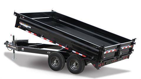 2024 PJ Trailers 96 in. Deckover Dump Trailers (D8) 14 ft.
