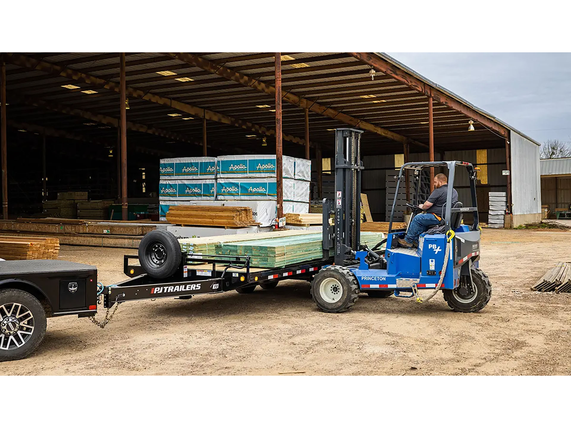 2025 PJ Trailers 8 in. I-Beam Deckover Trailers (F8) 28 ft. in Grand Rapids, Minnesota - Photo 5