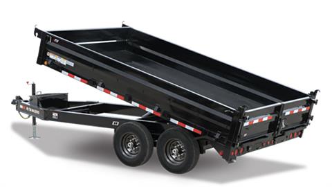 2025 PJ Trailers 96 in. Deckover Dump Trailers (D8) in Grand Rapids, Minnesota
