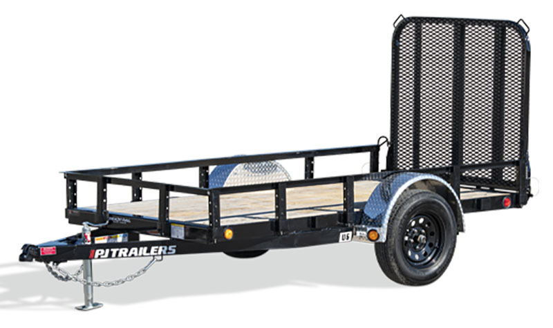 2025 PJ Trailers 60 in. Single Axle Channel Utility Trailers (U6) 10 ft. in Grand Rapids, Minnesota