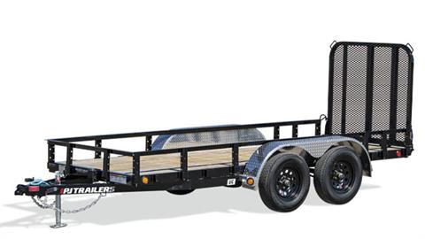 2025 PJ Trailers 60 in. Tandem Axle Channel Utility Trailers (UC) 12 ft. in Grand Rapids, Minnesota