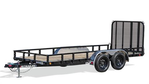 2025 PJ Trailers 77 in. Tandem Axle Channel Utility Trailers (UK) in Grand Rapids, Minnesota
