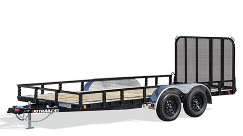 2025 PJ Trailers 83 in. Tandem Axle Channel Utility Trailers (UL) in Grand Rapids, Minnesota
