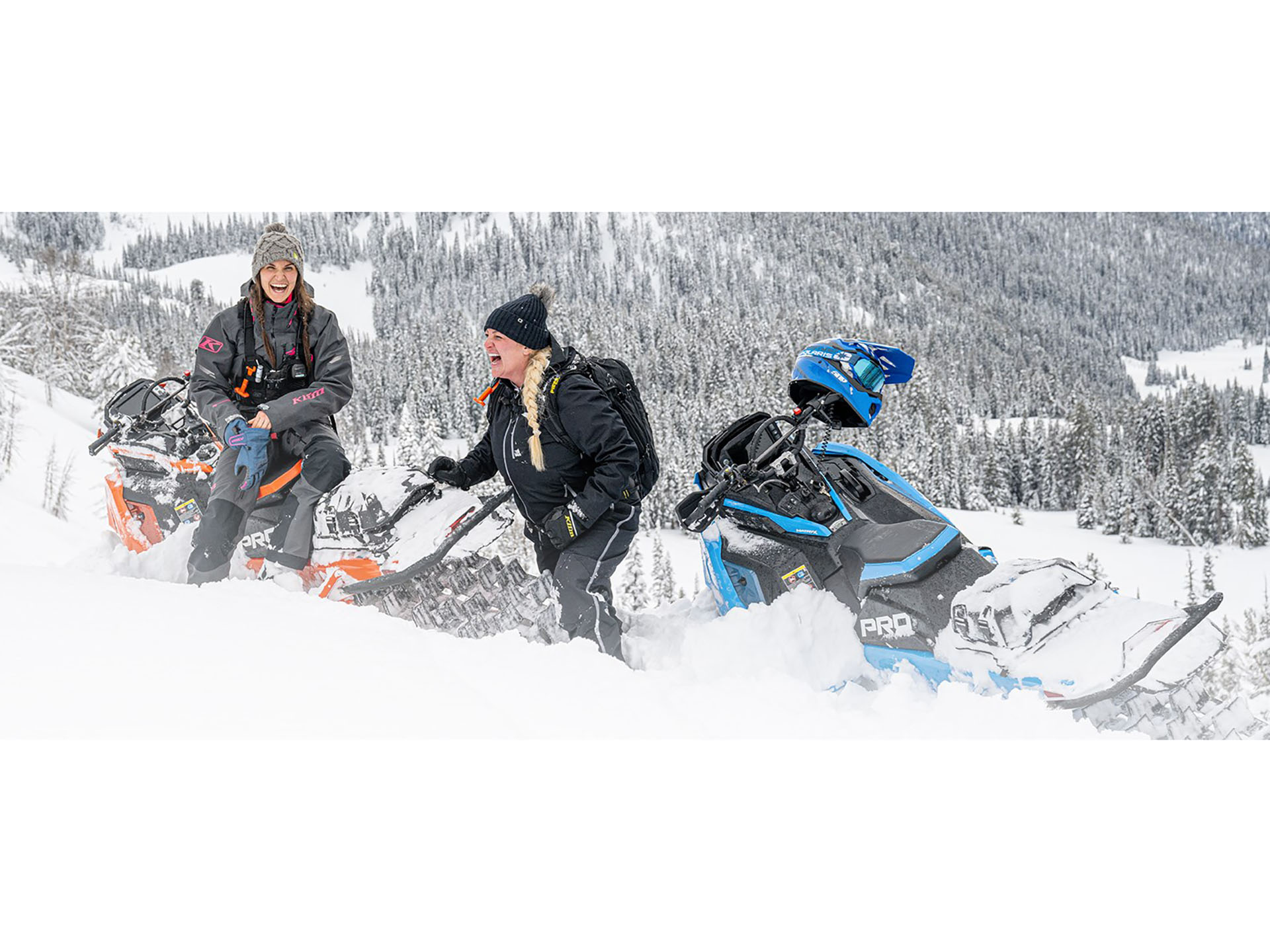 New 2024 Polaris Patriot Boost PRO RMK Slash 155 SC, Orion