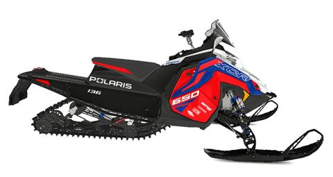 2024 Polaris 650 Indy XCR 136 SC ES Snowmobiles Antigo Wisconsin