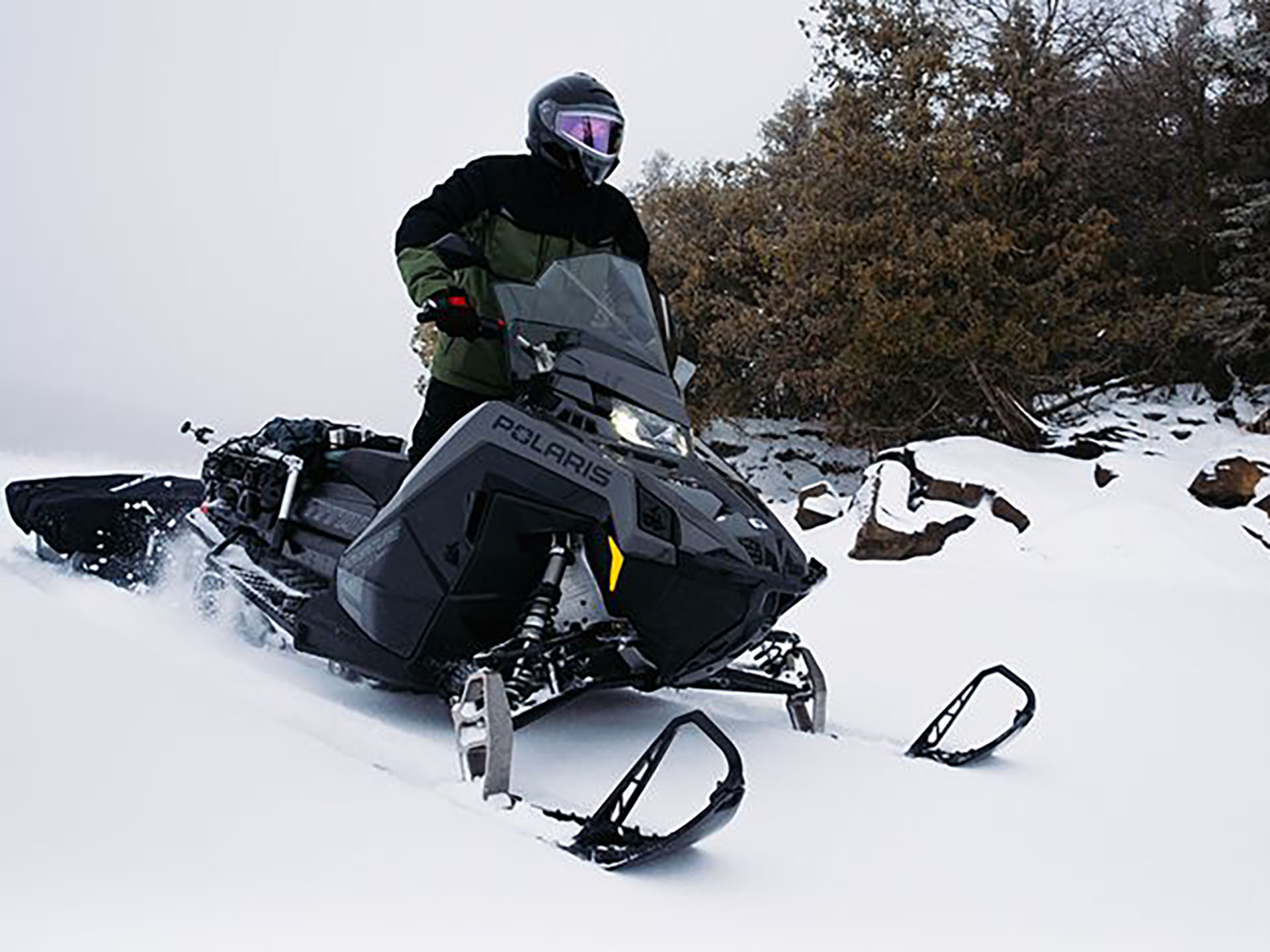 2025 Polaris 650 TITAN Adventure 155 1.8 ES in Mio, Michigan - Photo 9