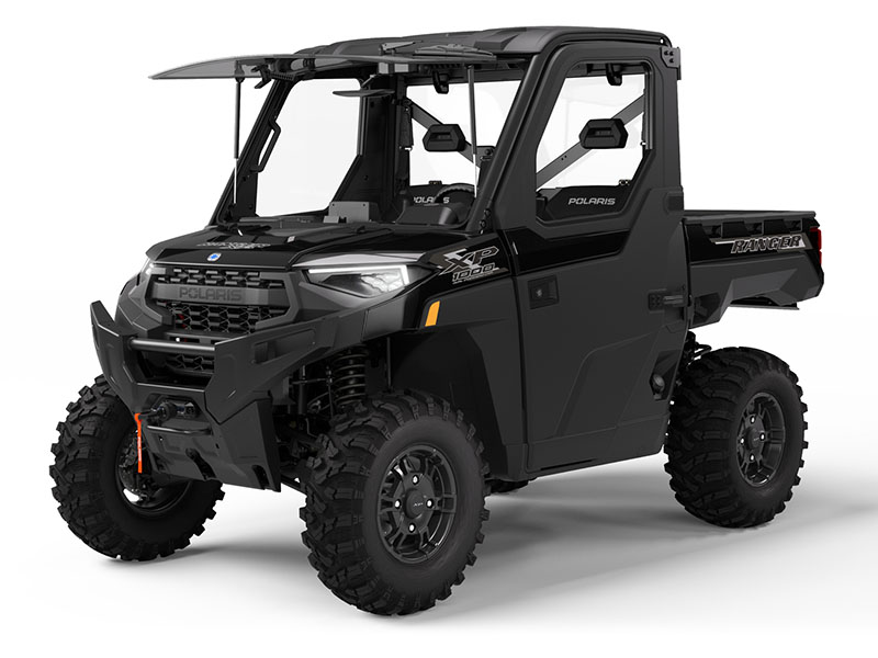 New 2025 Polaris Ranger XP 1000 NorthStar Edition Ultimate Onyx Black Utility Vehicles in Reno