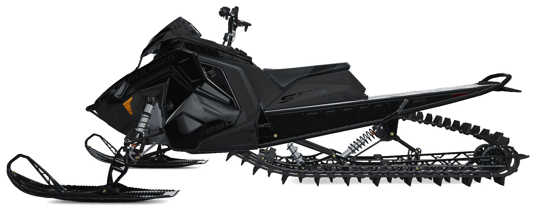 2027 Polaris 850 RMK SPS 165 Gloss Black 7S in Stratford, Wisconsin - Photo 2