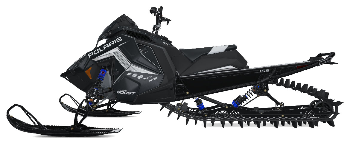 2027 Polaris Patriot Boost RMK Factory Edition 155 Gloss Black 325 SC in Stratford, Wisconsin - Photo 2