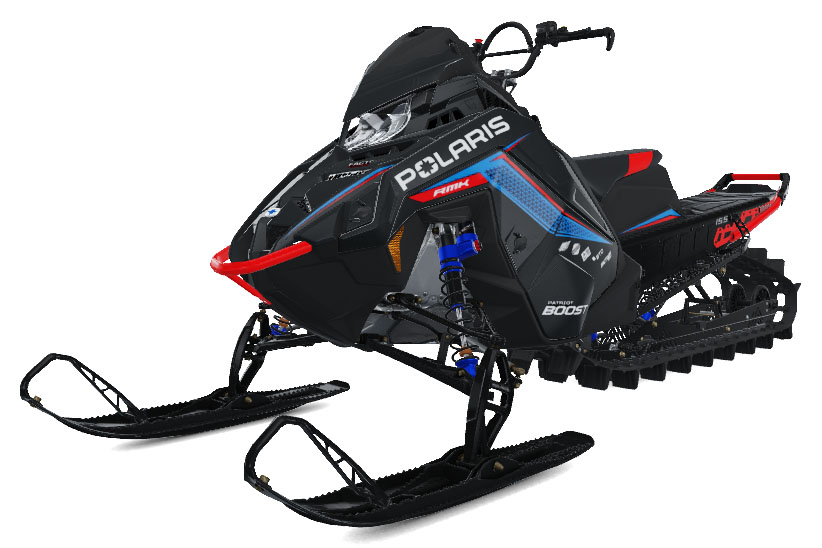 2027 Polaris Patriot Boost RMK Factory Edition 155 Indy Red 325 SC in Stratford, Wisconsin - Photo 4