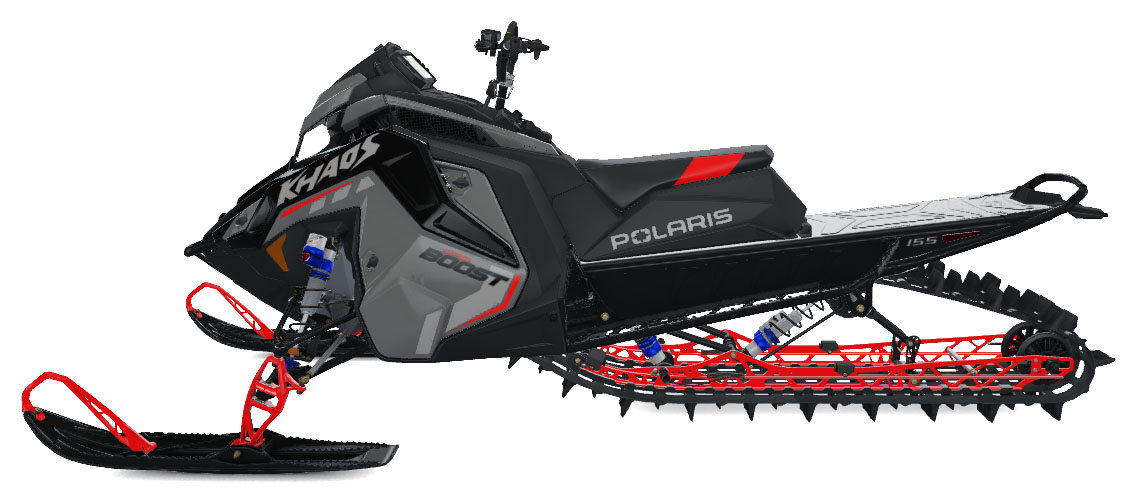 2027 Polaris Patriot Boost RMK Khaos 155 SC in Stratford, Wisconsin - Photo 2