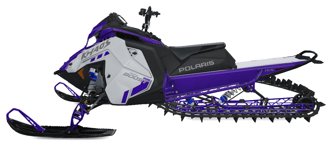 2027 Polaris Patriot Boost RMK Khaos 155 SC in Stratford, Wisconsin - Photo 2