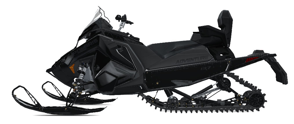 2027 Polaris 650 INDY Adventure 137 Gloss Black 1.35 ES in Stratford, Wisconsin - Photo 2