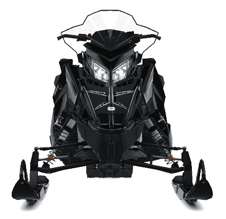 2027 Polaris 650 INDY Adventure 137 Gloss Black 1.35 ES in Stratford, Wisconsin - Photo 5