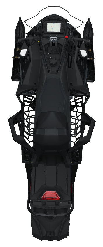 2027 Polaris 650 INDY Adventure 137 Gloss Black 1.35 ES in Stratford, Wisconsin - Photo 7