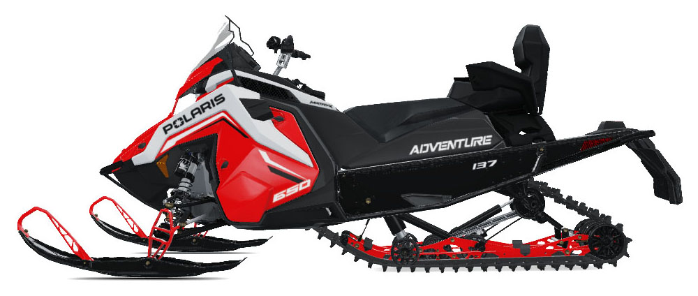 2027 Polaris 650 INDY Adventure 137 Indy Red 1.25 IR ES in Stratford, Wisconsin - Photo 2