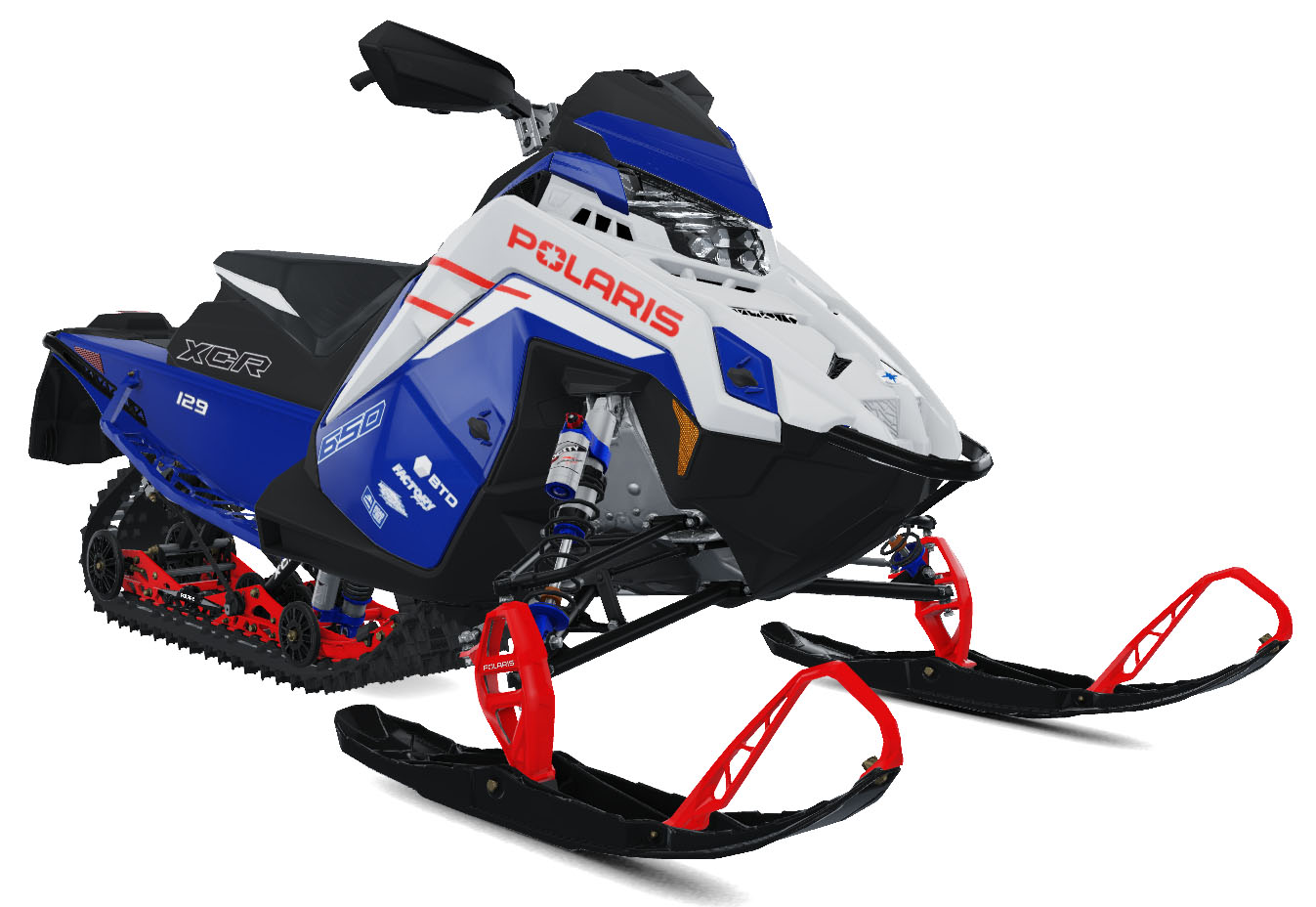 2027 Polaris 650 INDY XCR 129 SC ES in Stratford, Wisconsin - Photo 3