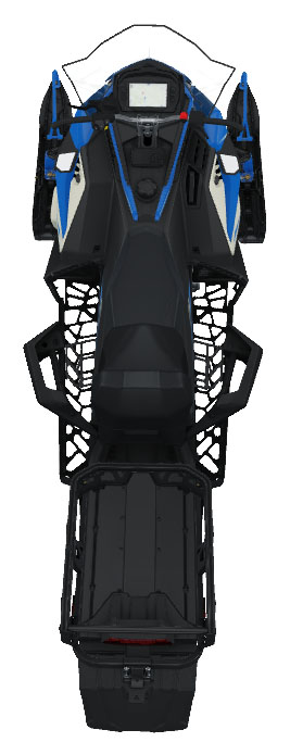 2027 Polaris 650 Voyageur Adventure Ultimate 155 Velocity Blue 1.6 ES in Stratford, Wisconsin - Photo 6