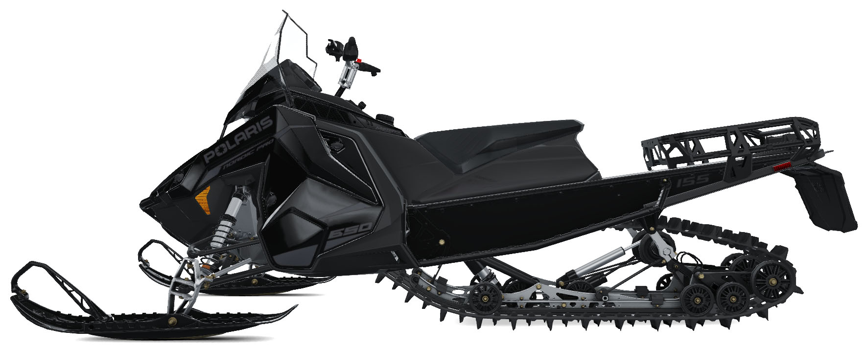 2027 Polaris 650 Voyageur Nordic Pro 155 Gloss Black ES in Stratford, Wisconsin - Photo 2