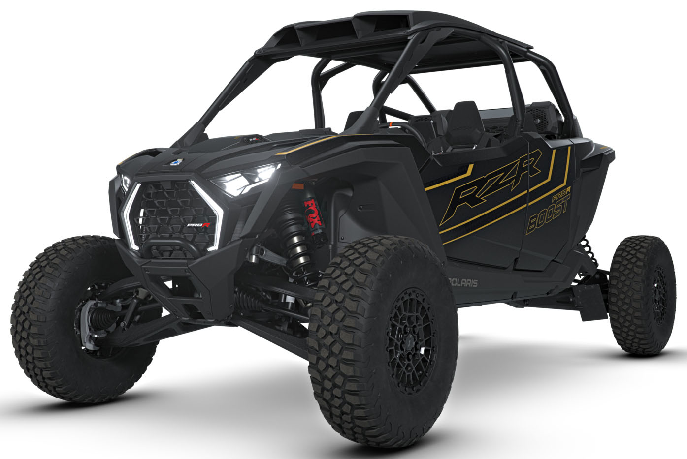 New 2027 Polaris RZR Pro R 4 Boost Ultra Matte Black Crystal