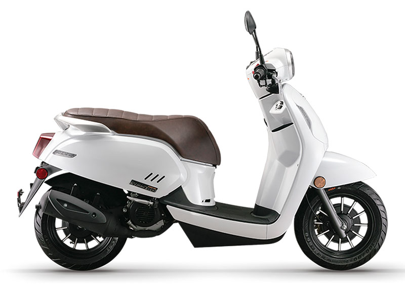 White moped on sale
