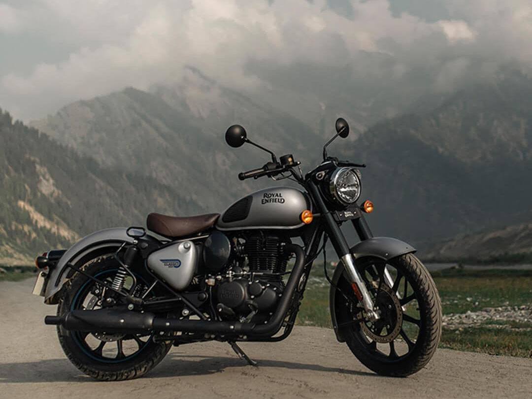 Royal enfield classic 350 grey on road price top