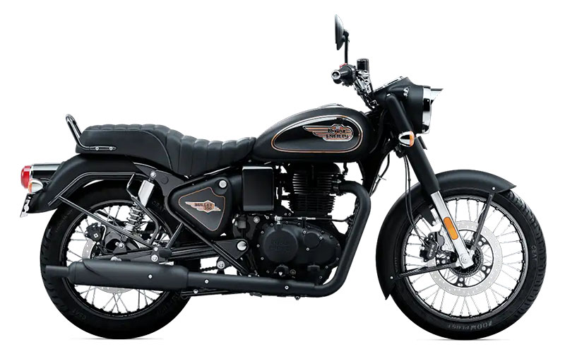 Bullet bike 350 black top