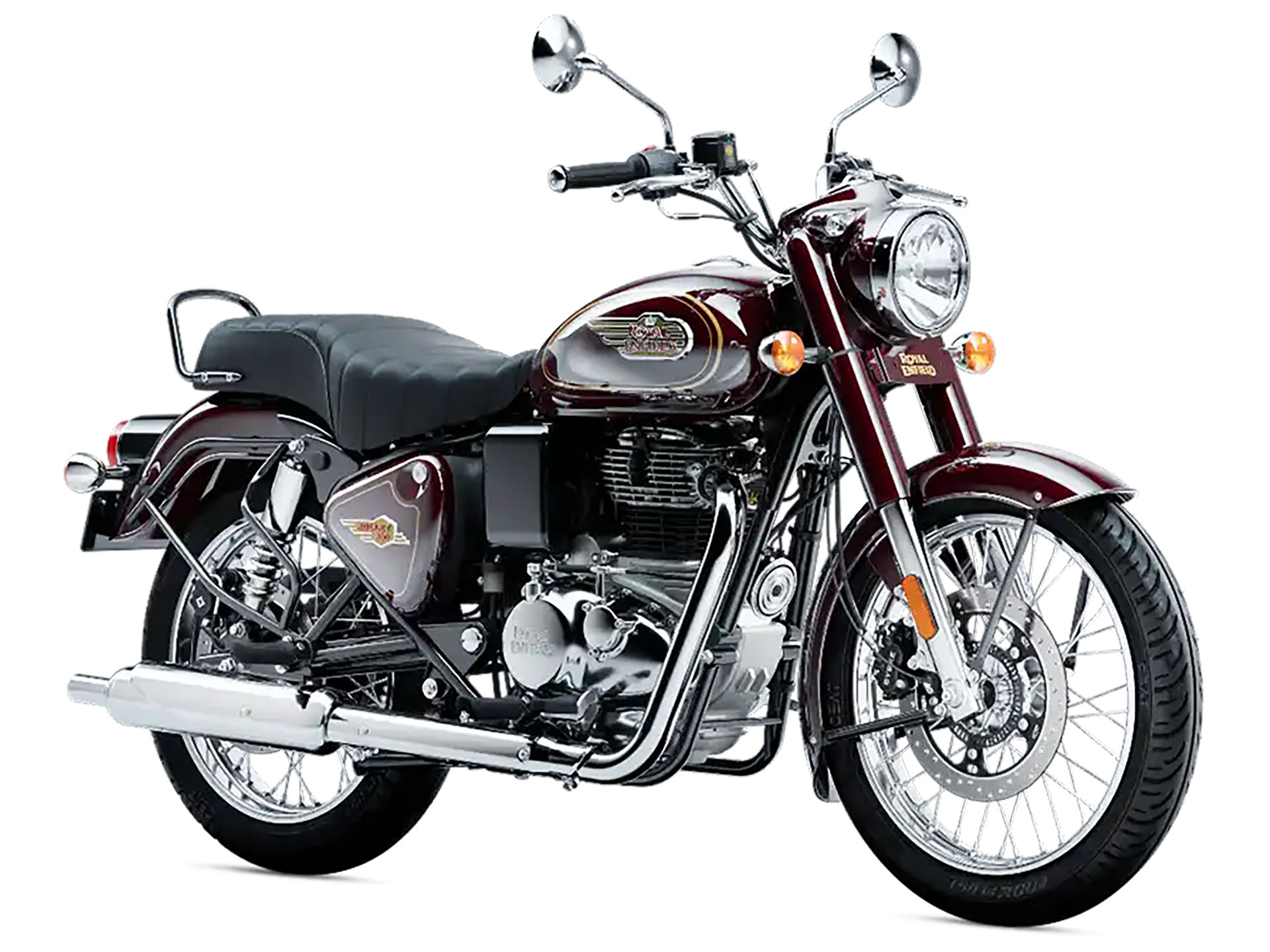 New 2024 Royal Enfield Bullet 350 Standard Maroon Motorcycles in Austin TX N8484