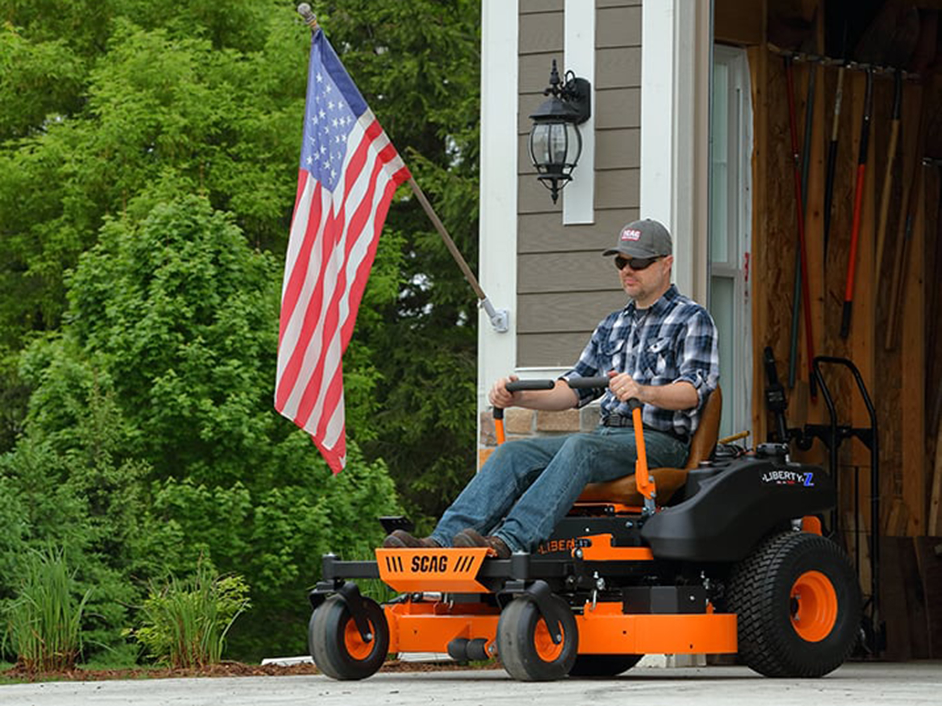 New 2025 SCAG Power Equipment Liberty Z 48 in. Kohler 7000