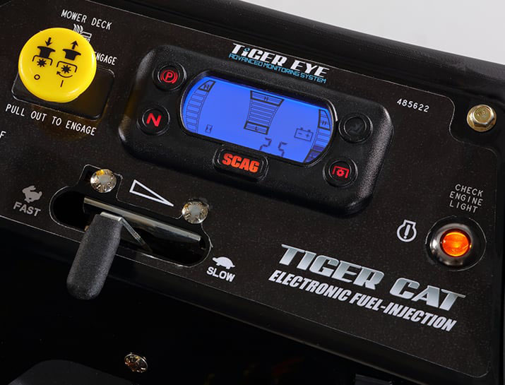 Stratton Tiger Compact New 2026 SCAG Power Equipment Tiger Cat II Blackout Edition 52 in ...